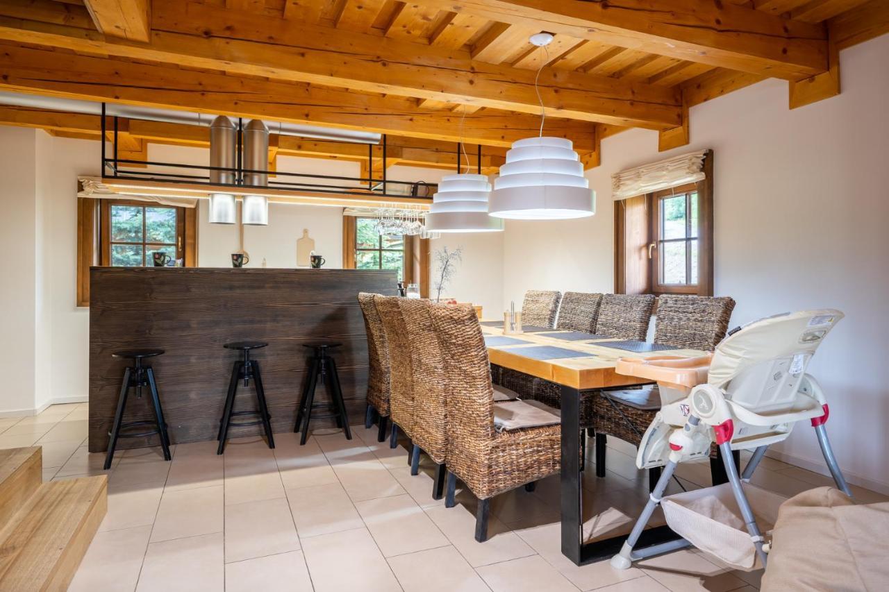 Wellness Drevenica Zuberec, 3 Apartmany, 2 Studia, Tatranske Stity Z Terasy Exterior foto